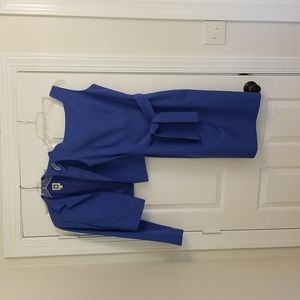 Anne Klein, Blue Suit Dress, Size 6